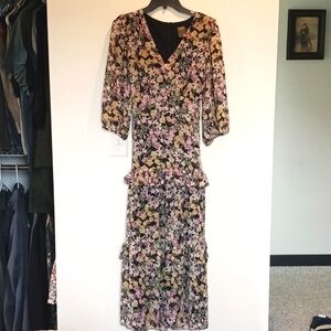Long floral dress